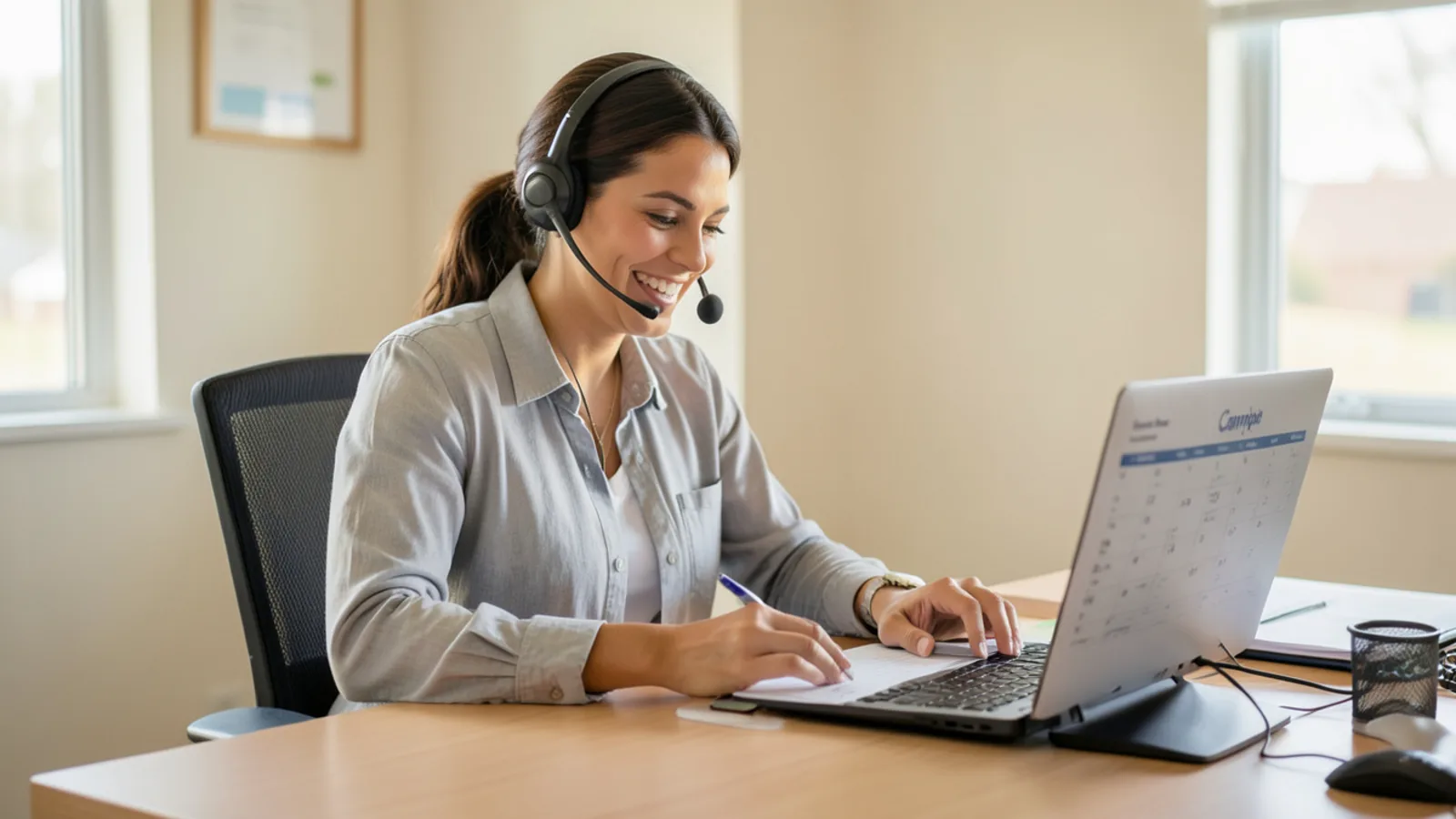 PerformanceMech customer service dispatch specialist ready to assist South Bay heating and cooling callers