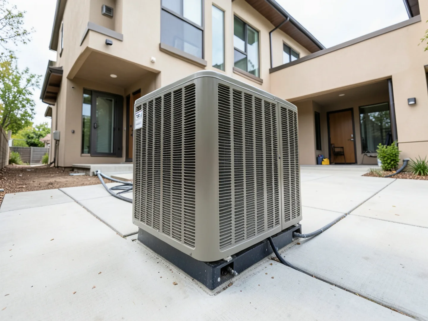 Multi-level zoned HVAC system with independent thermostats regulating two-story Sunnyvale townhome